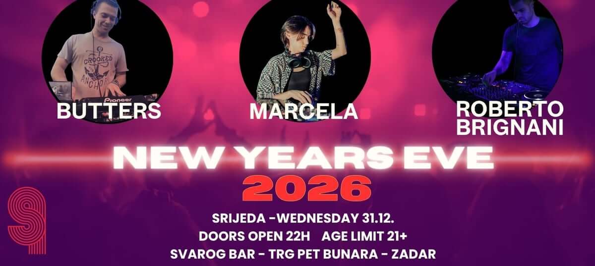 NYE 2026 in Svarog Bar Zadar