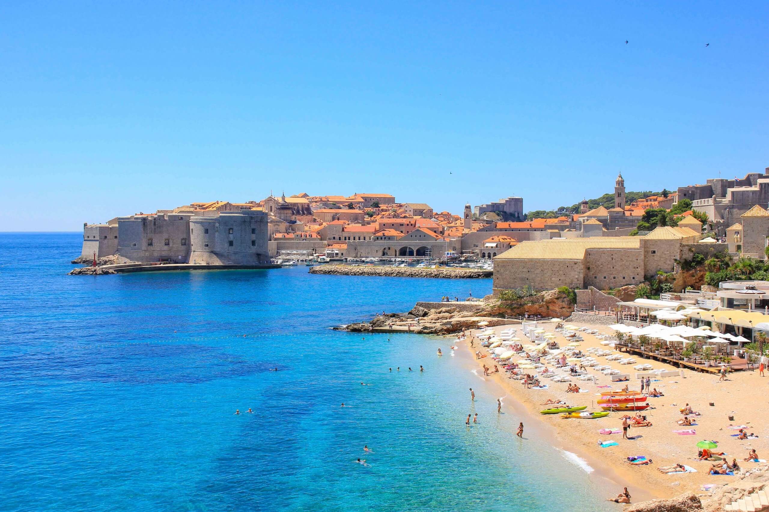 Top 5 beaches in Dubrovnik