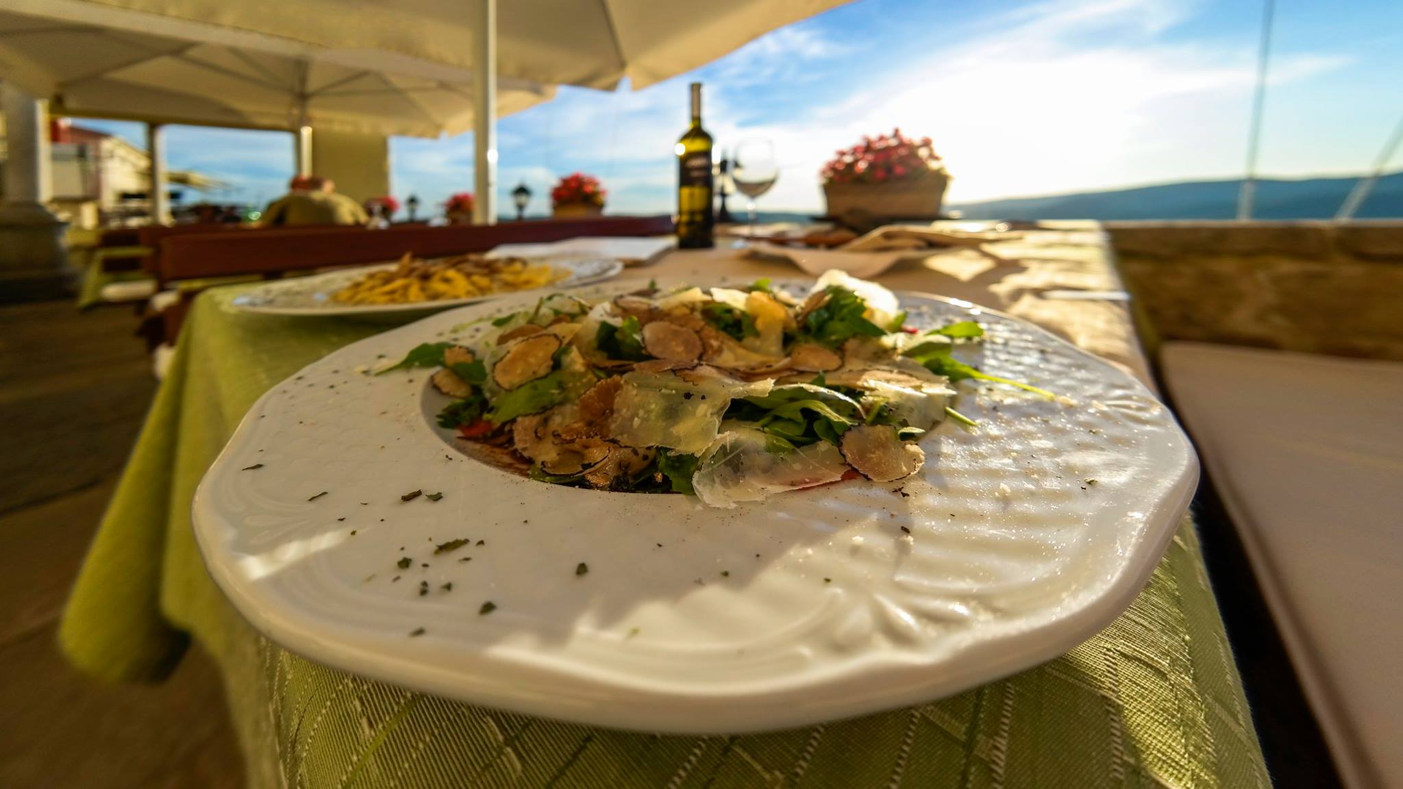 Fuži with pork and truffles