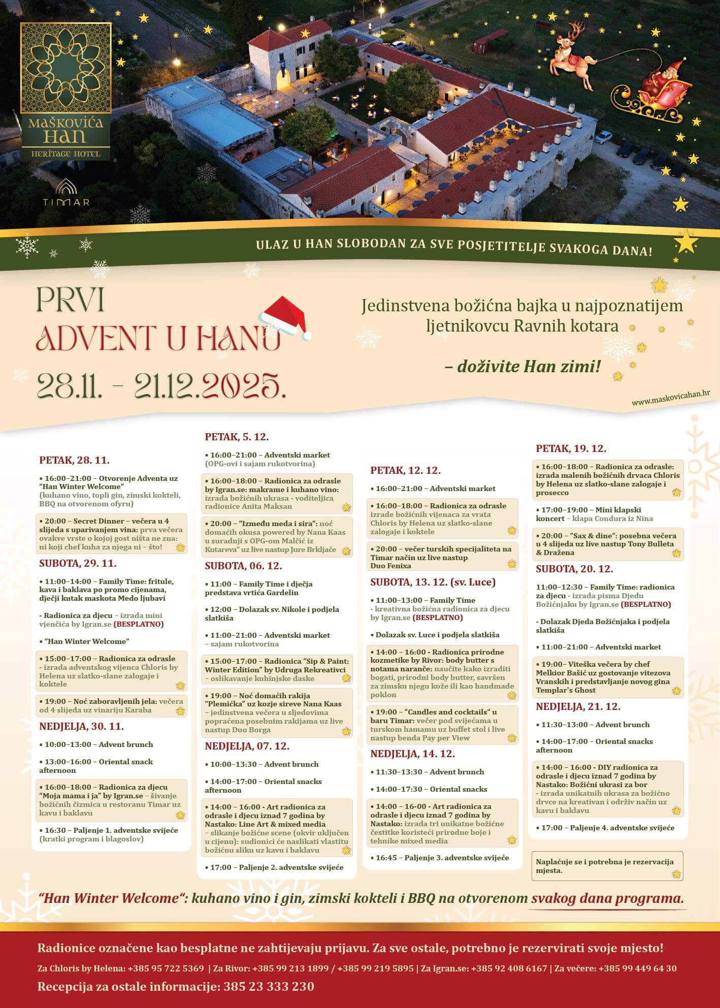 Advent at Ma&scaron;kovića Han
