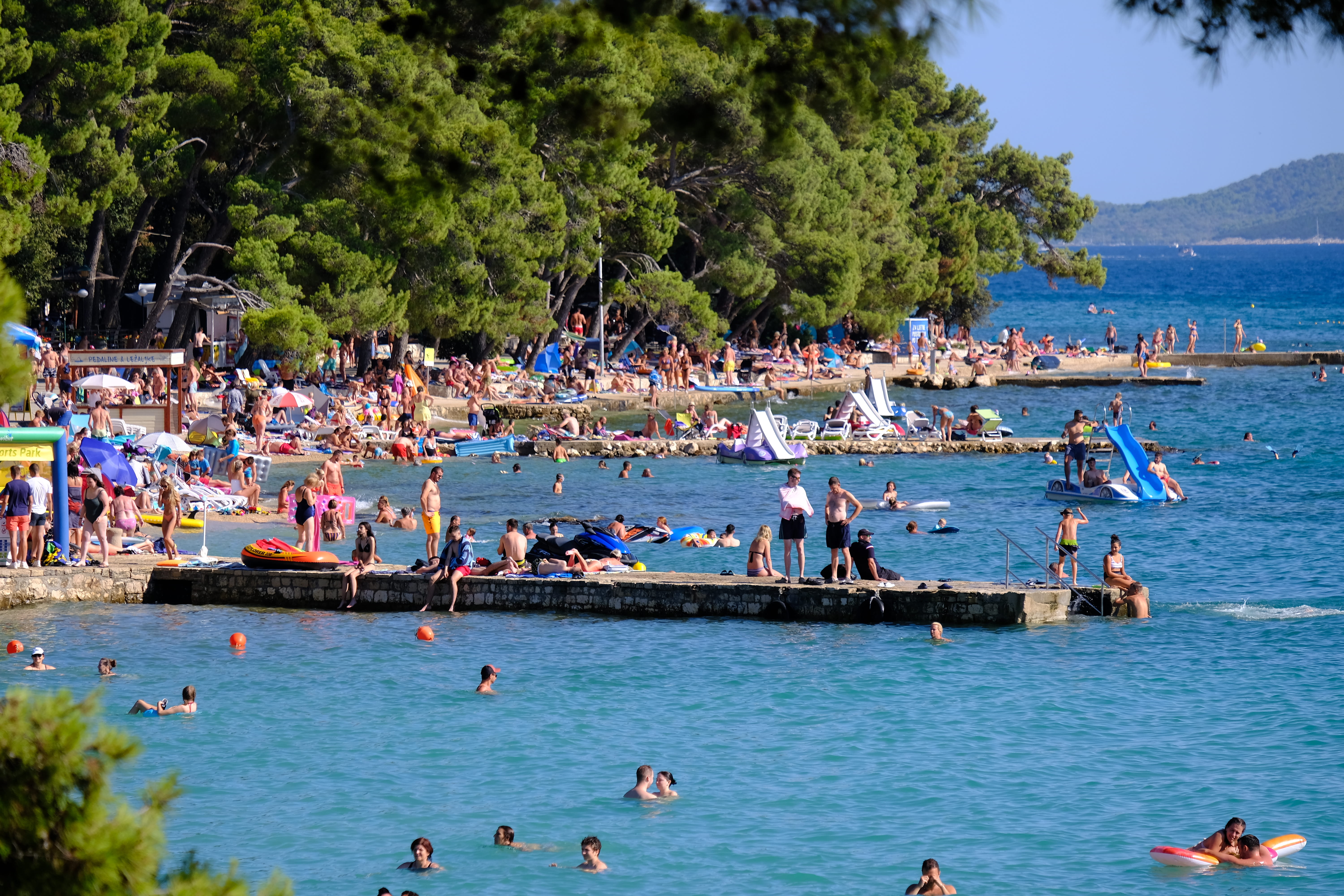 Plaža Dražica u Biogradu na Moru