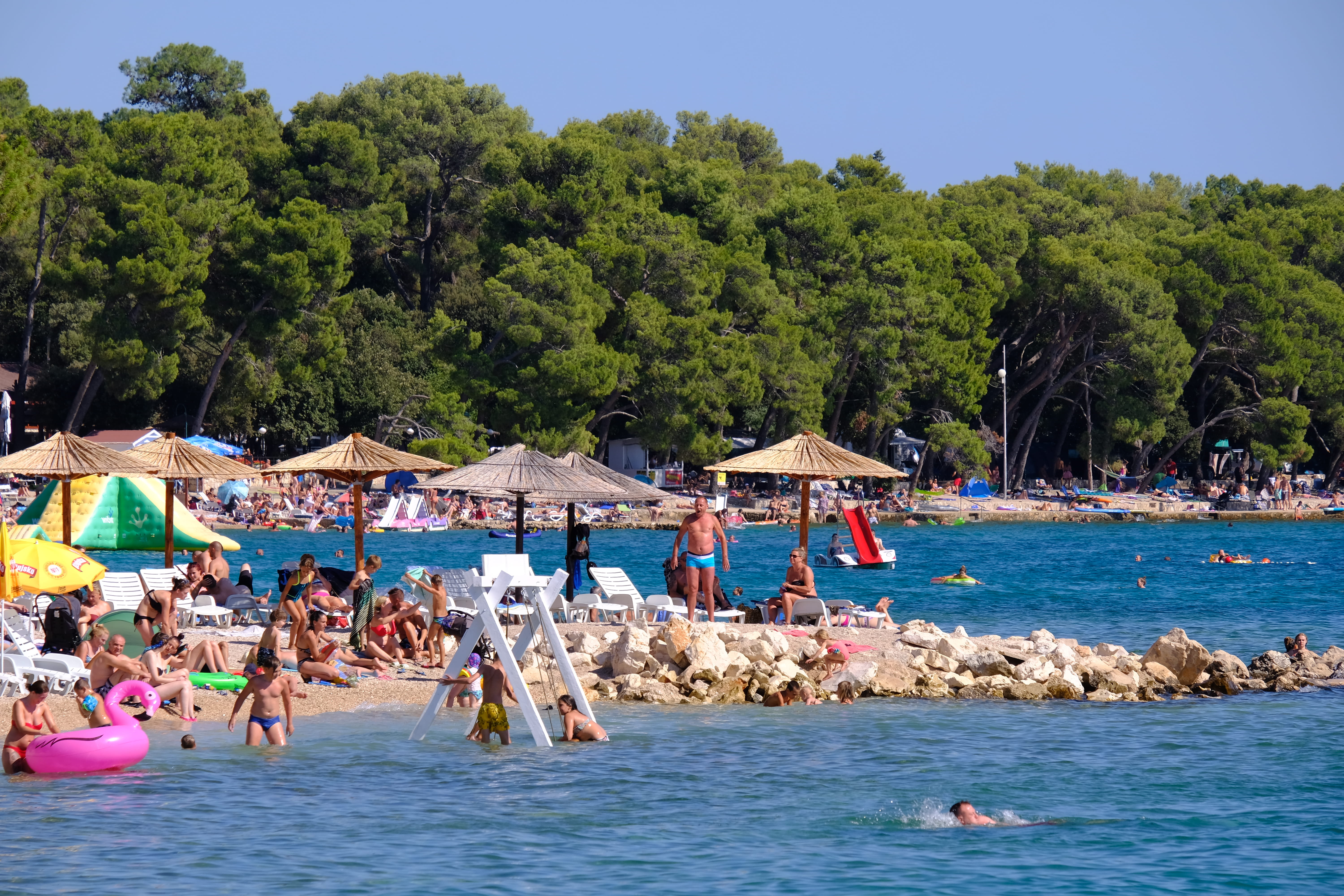 Soline Beach in Biograd na Moru