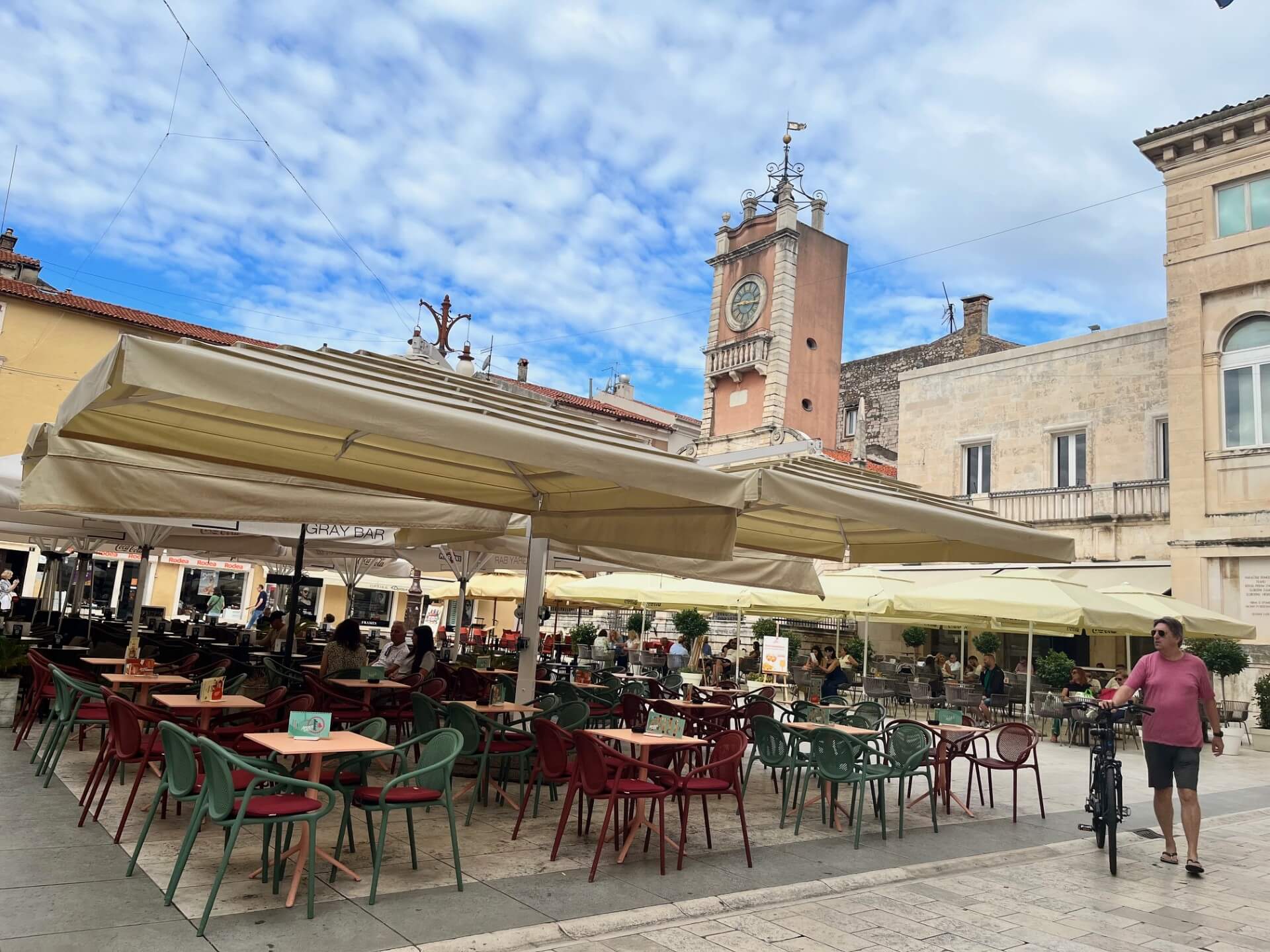 A Coffee Ritual at the People's Square (Narodni trg) in Zadar