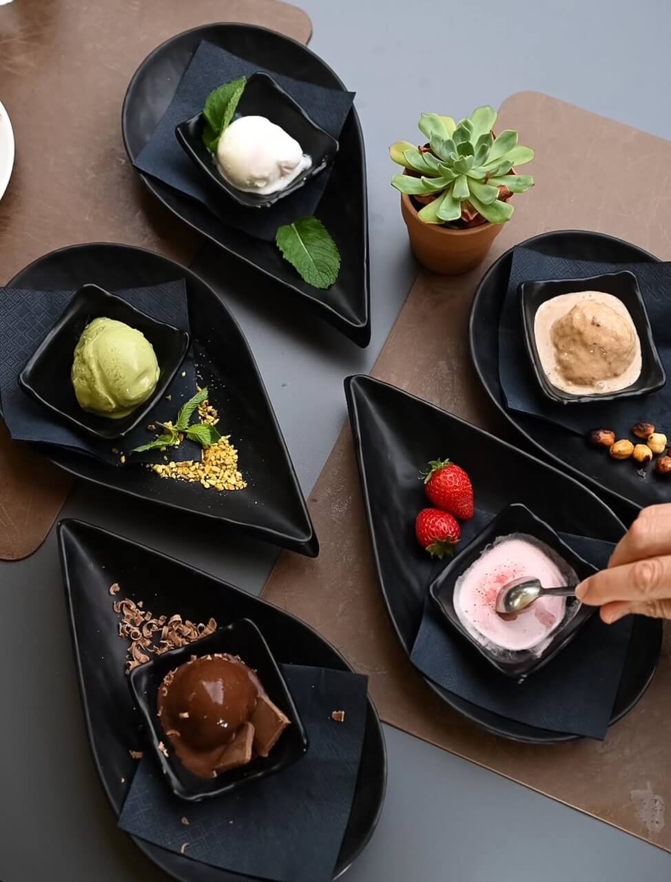 The goat&rsquo;s milk ice cream in The Well Restaurant Zadar