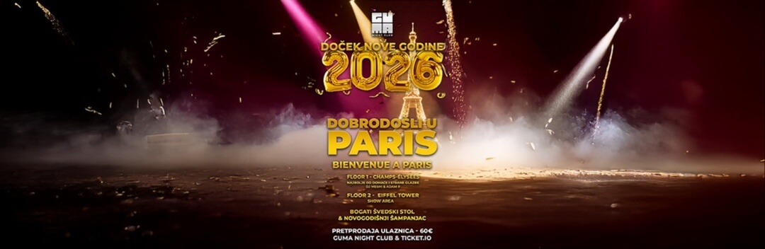 NYE 2026 in GumaBar Zadar