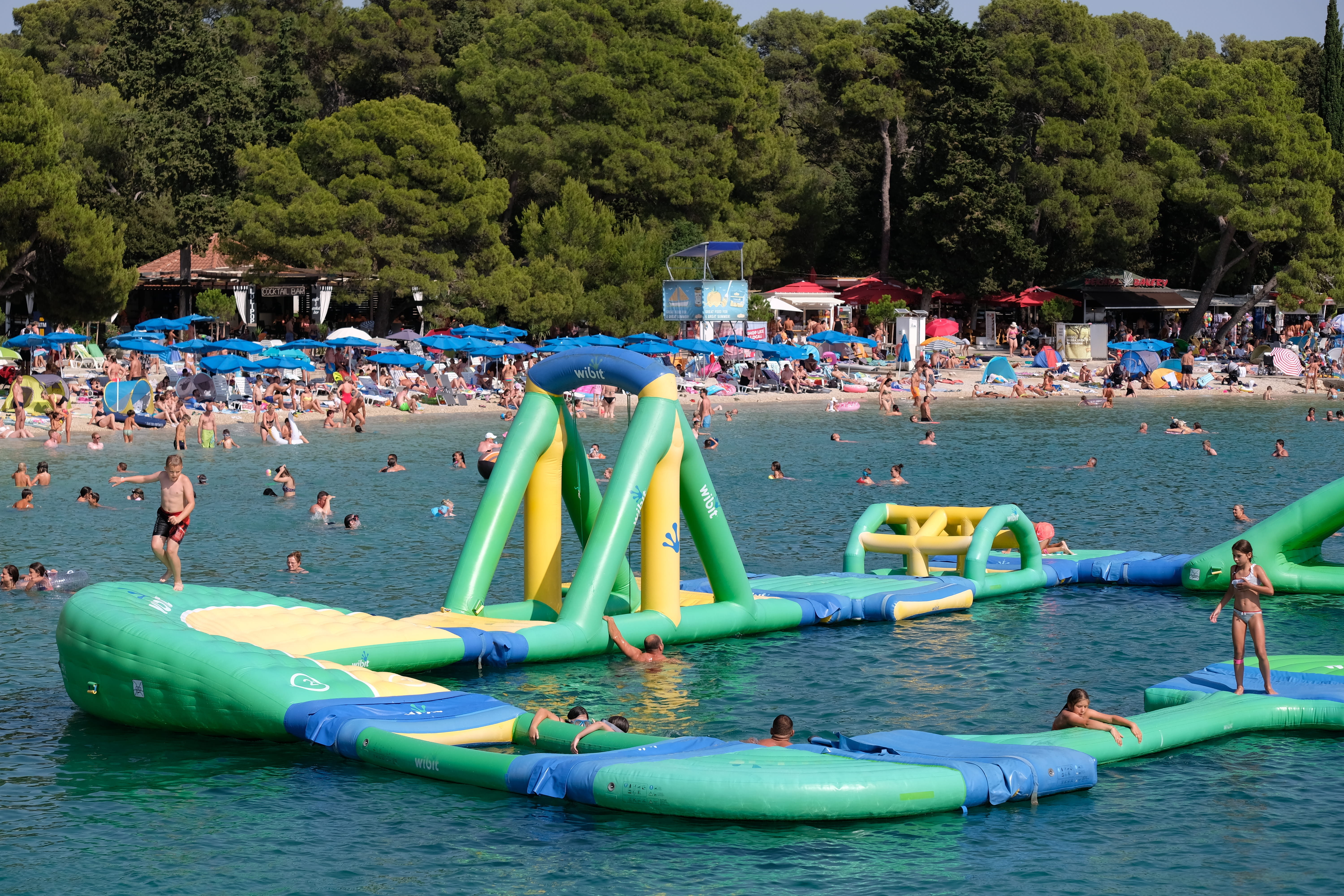 Strand Dražica in Biograd na Moru